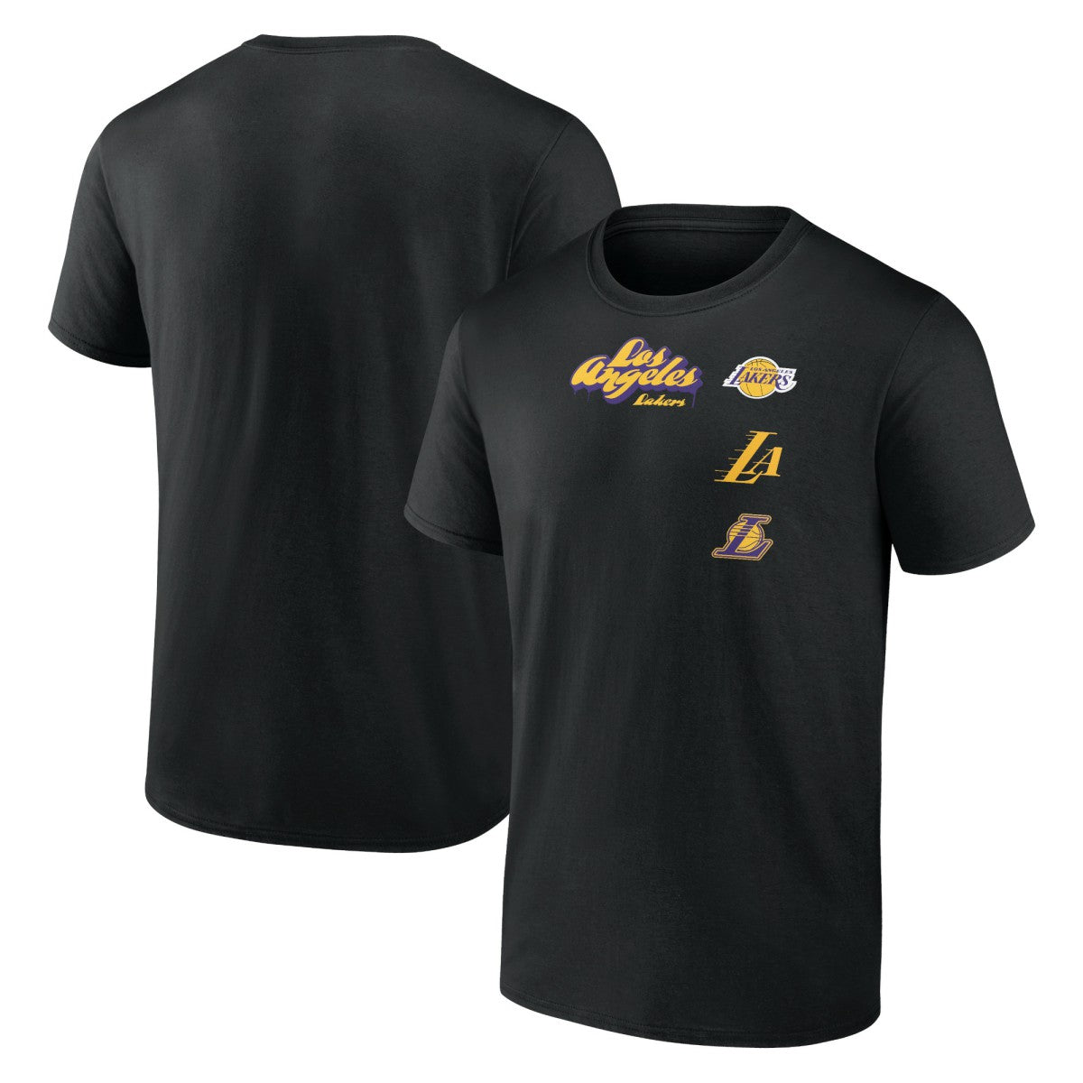 Los Angeles Lakers Graffiti Logo T-Shirt Black - NBA