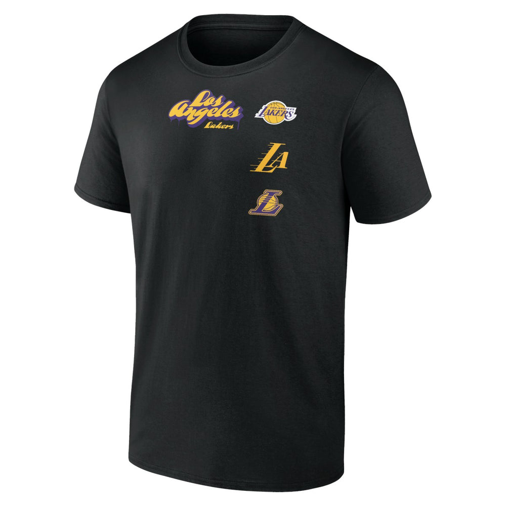 Los Angeles Lakers Graffiti Logo T-Shirt Black - NBA