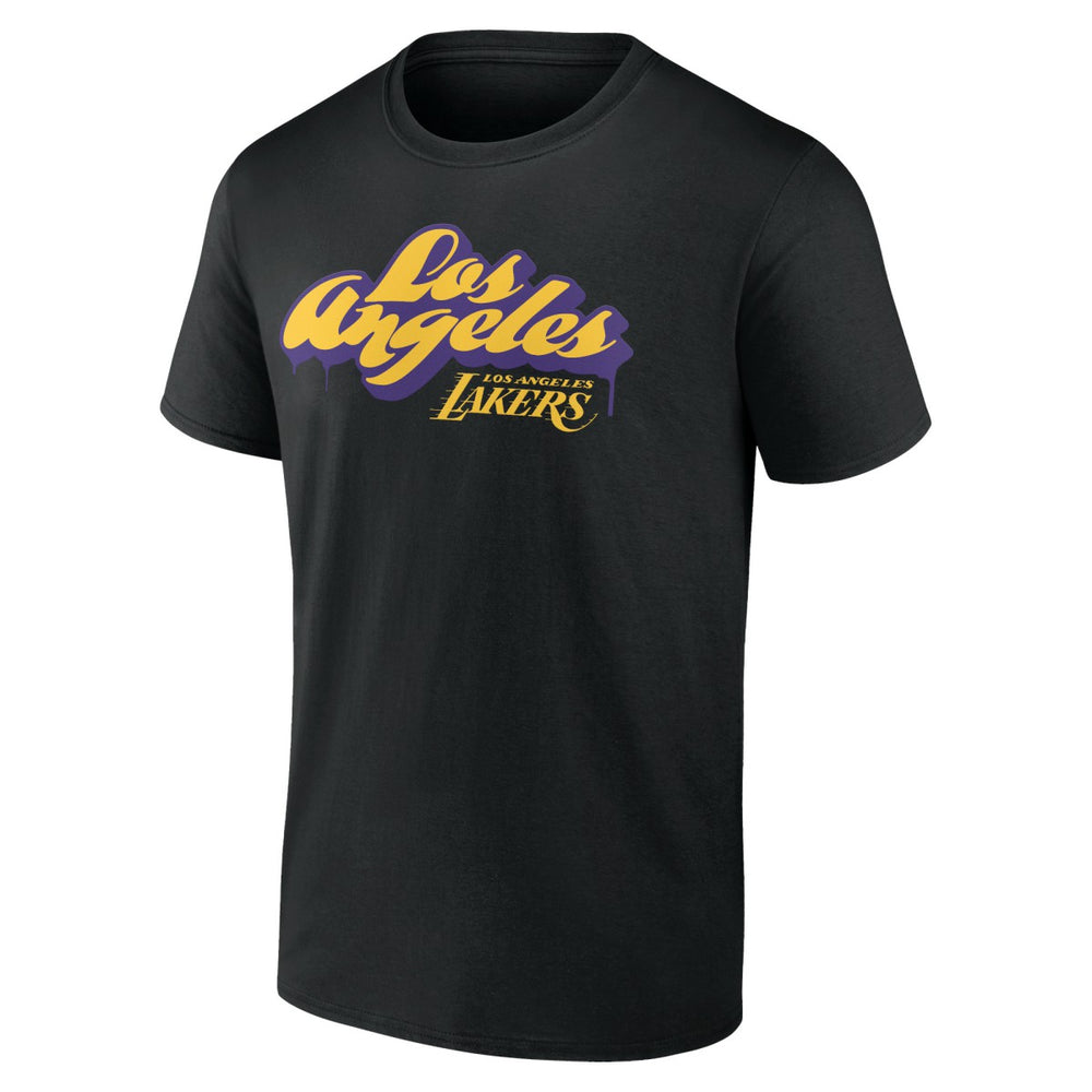 Los Angeles Lakers LA Graffiti T-Shirt Black - NBA