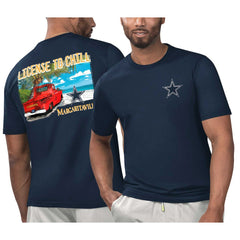 Dallas Cowboys Margaritaville Licensed to Chill T-Shirt Navy | NFL