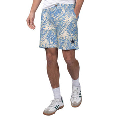 Dallas Cowboys Margaritaville Sand Washed Monstera Party Amphib Shorts Blue | NFL