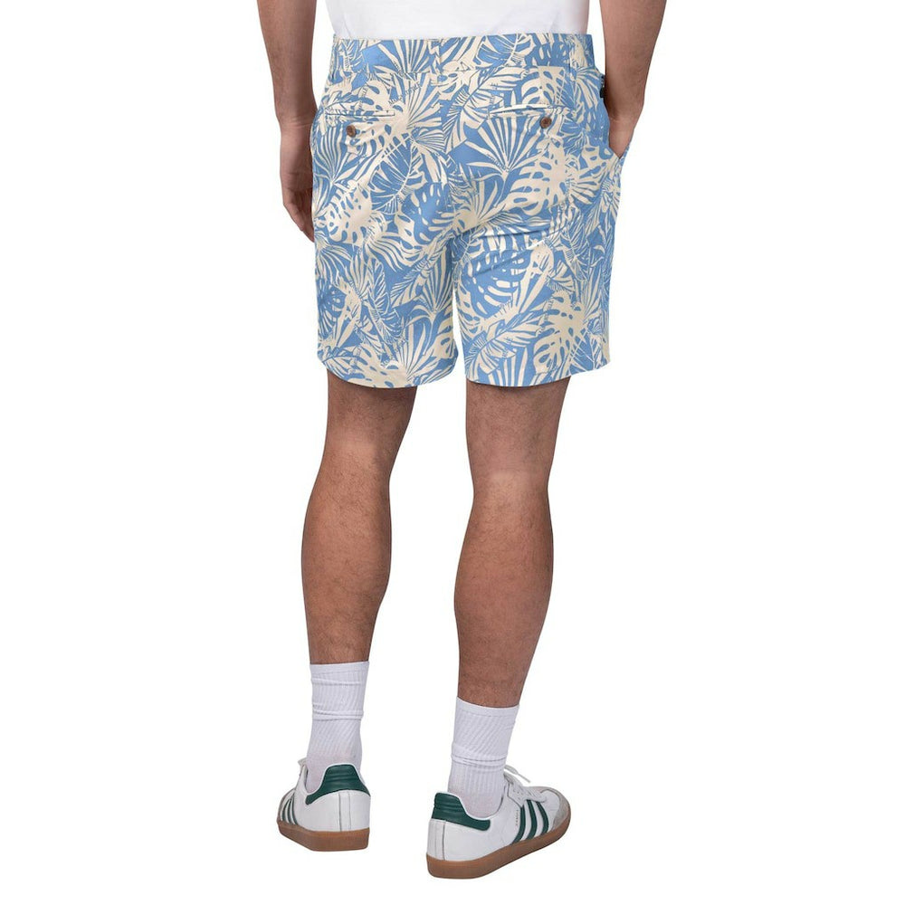 Dallas Cowboys Margaritaville Sand Washed Monstera Party Amphib Shorts Blue | NFL