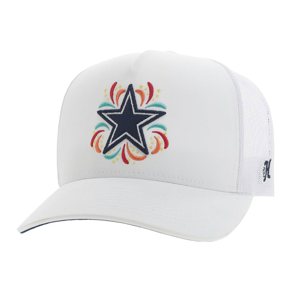 Dallas Cowboys HOOey NFL Fiesta Adjustable Trucker Hat – White | NFL