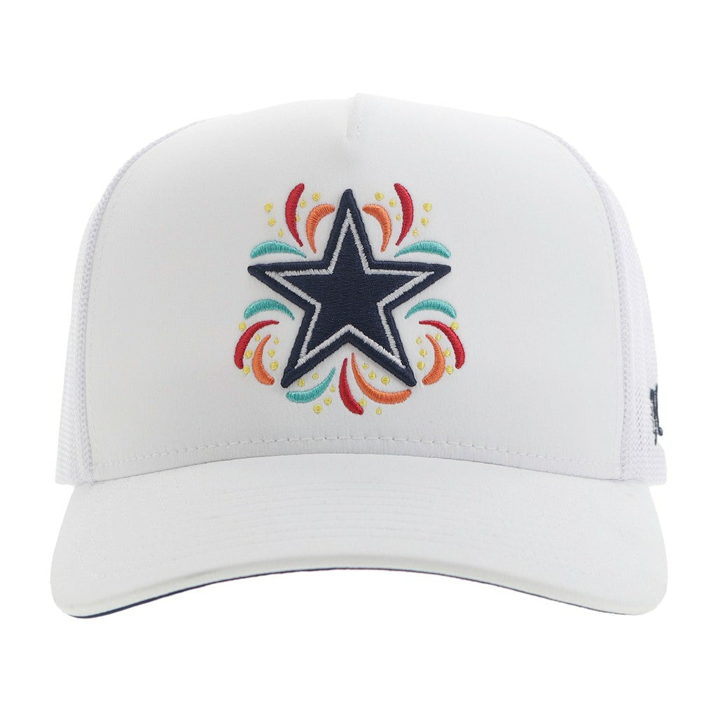 Dallas Cowboys HOOey NFL Fiesta Adjustable Trucker Hat – White | NFL