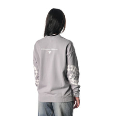 Pittsburgh Penguins The Wild Collective Unisex Tie-Dye Double Collar Pullover Sweatshirt - Gray - NHL