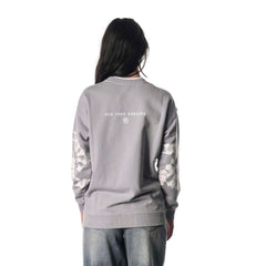 New York Rangers The Wild Collective Unisex Tie-Dye Double Collar Pullover Sweatshirt - Gray - NHL