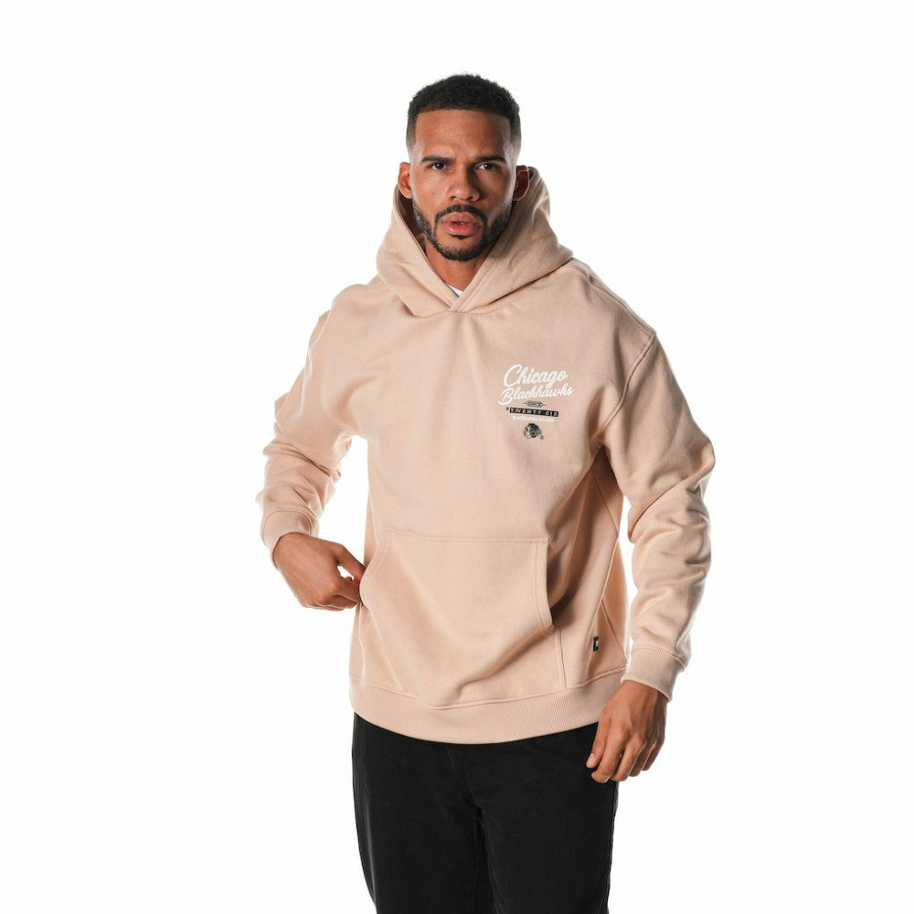 Chicago Blackhawks The Wild Collective Unisex Pullover Hoodie - Cream - NHL