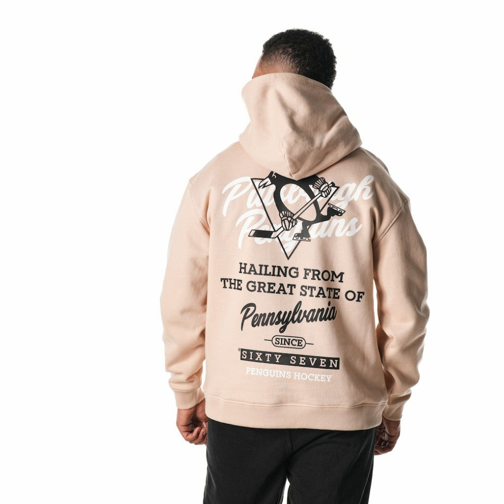 Pittsburgh Penguins The Wild Collective Unisex Pullover Hoodie - Cream - NHL