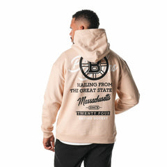 Boston Bruins The Wild Collective Unisex Pullover Hoodie - Cream - NHL