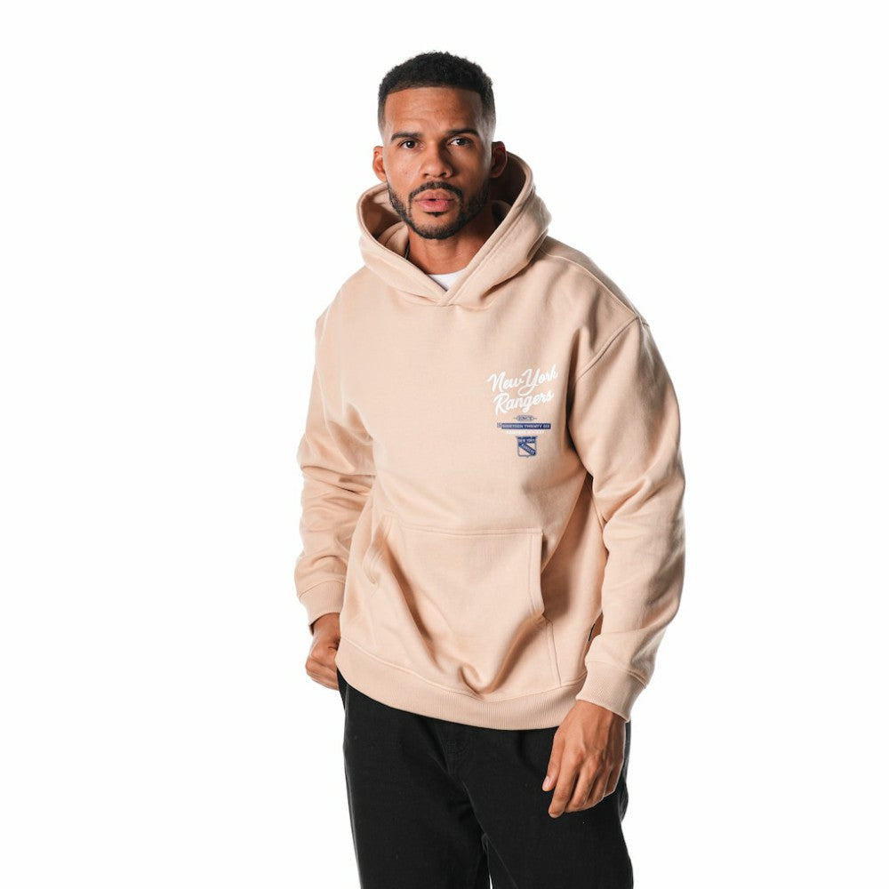 New York Rangers The Wild Collective Unisex Pullover Hoodie - Cream - NHL