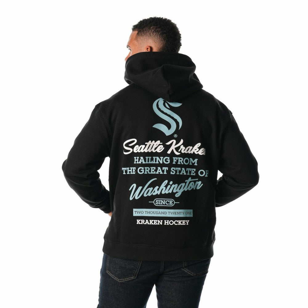 Seattle Kraken The Wild Collective Unisex Pullover Hoodie - Black - NHL
