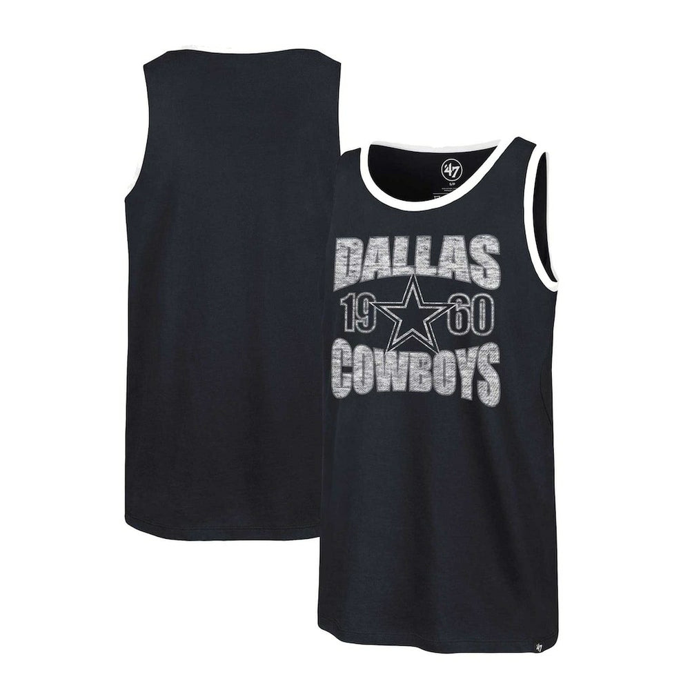 Dallas Cowboys '47 Upload Franklin Tank Top Navy | 47 brand