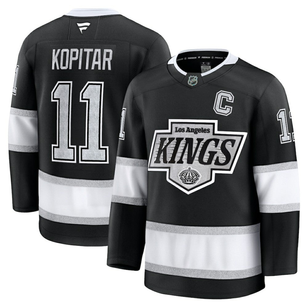 Anze Kopitar Los Angeles Kings Fanatics Home Premium Jersey - Black - NHL