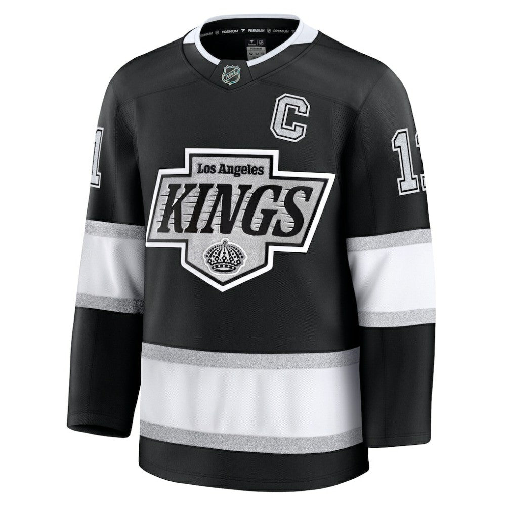 Anze Kopitar Los Angeles Kings Fanatics Home Premium Jersey - Black - NHL
