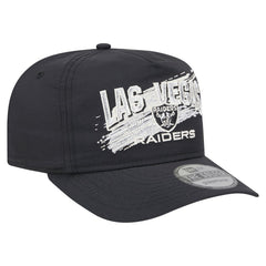 Las Vegas Raiders New Era Throwback Brush Golfer Snapback Hat Black | NFL