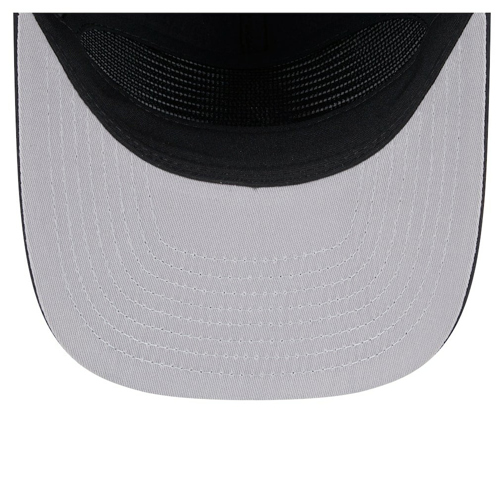 Las Vegas Raiders New Era Throwback Brush Golfer Snapback Hat Black | NFL