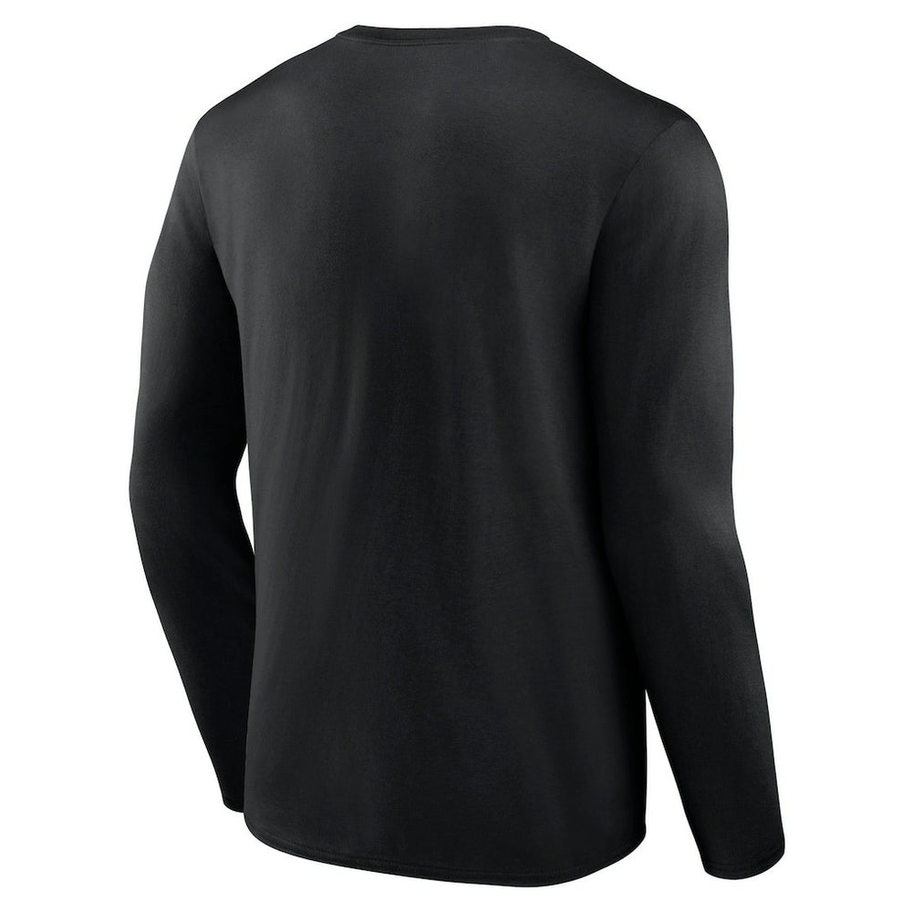 Brooklyn Nets Pick & Roll Coverage Long Sleeve T-Shirt Black - NBA