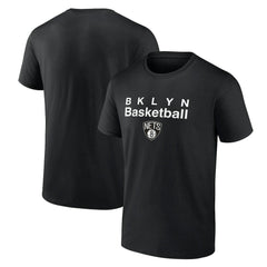 Brooklyn Nets Pick & Roll Coverage T-Shirt Black - NBA