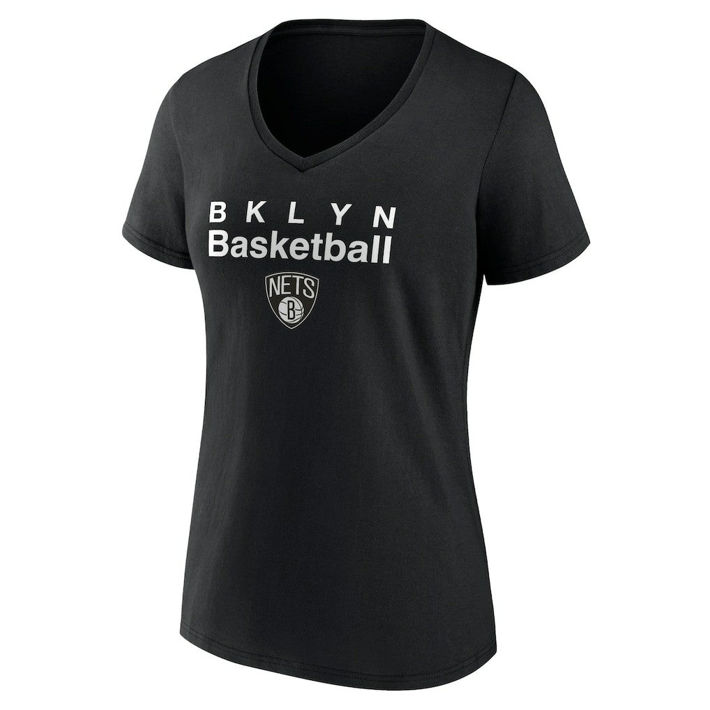 Brooklyn Nets Pick & Roll Coverage V-Neck T-Shirt Black - NBA