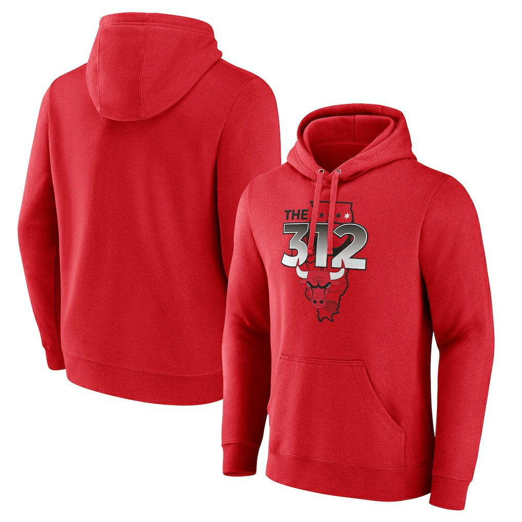 Chicago Bulls Pick & Roll Coverage Pullover Hoodie Red - NBA