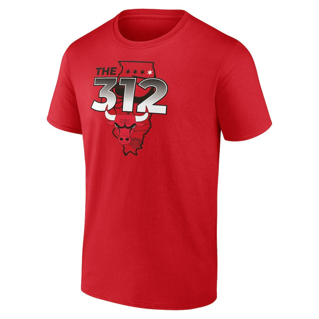 Chicago Bulls Pick & Roll Coverage T-Shirt Red - NBA