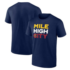 Denver Nuggets Pick & Roll Coverage T-Shirt Navy - NBA