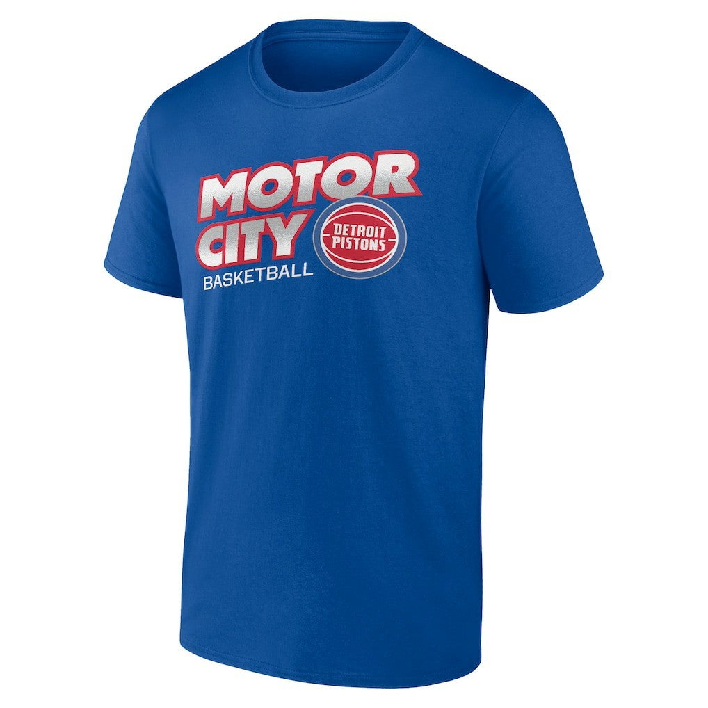 Detroit Pistons Half Court Offense T-Shirt Blue - NBA