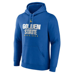 Golden State Warriors Pick & Roll Coverage Pullover Hoodie Royal - NBA