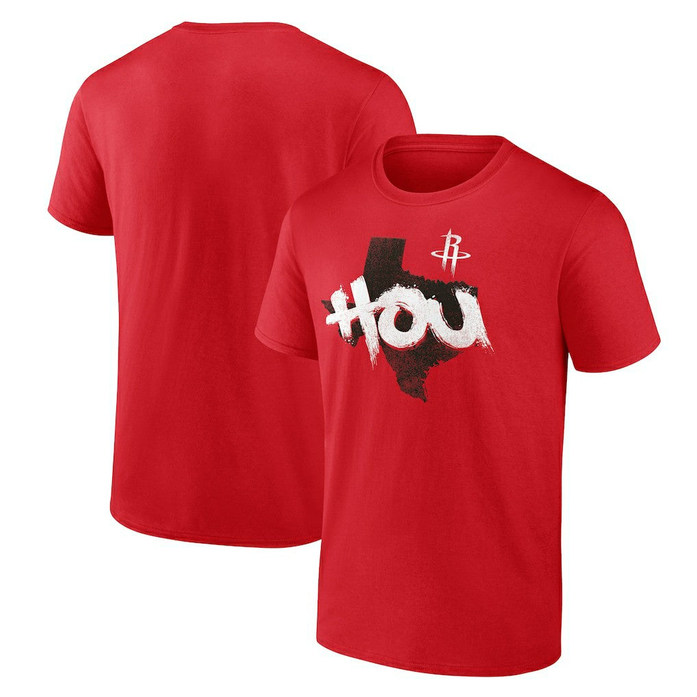 Houston Rockets Pick & Roll Coverage T-Shirt Red - NBA