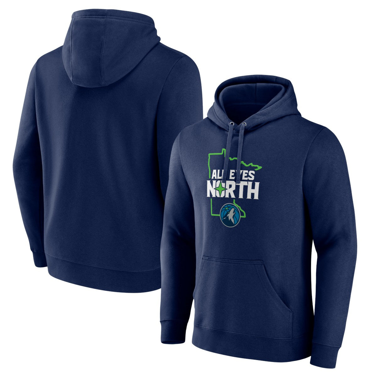 Minnesota Timberwolves Pick & Roll Coverage Pullover Hoodie Navy - NBA