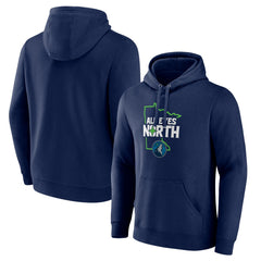 Minnesota Timberwolves Pick & Roll Coverage Pullover Hoodie Navy - NBA