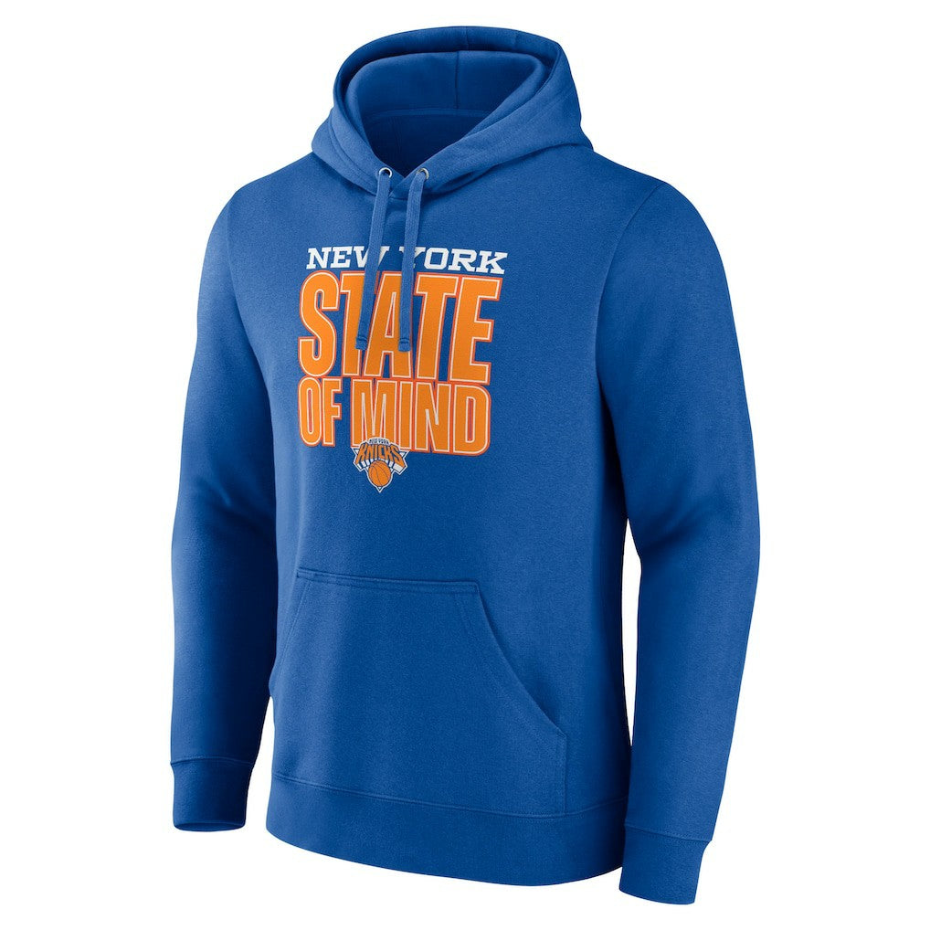 New York Knicks Pick & Roll Coverage Pullover Hoodie Blue - NBA