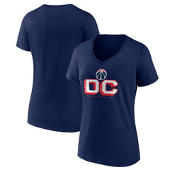Washington Wizards Pick & Roll Coverage V-Neck T-Shirt Navy - NBA