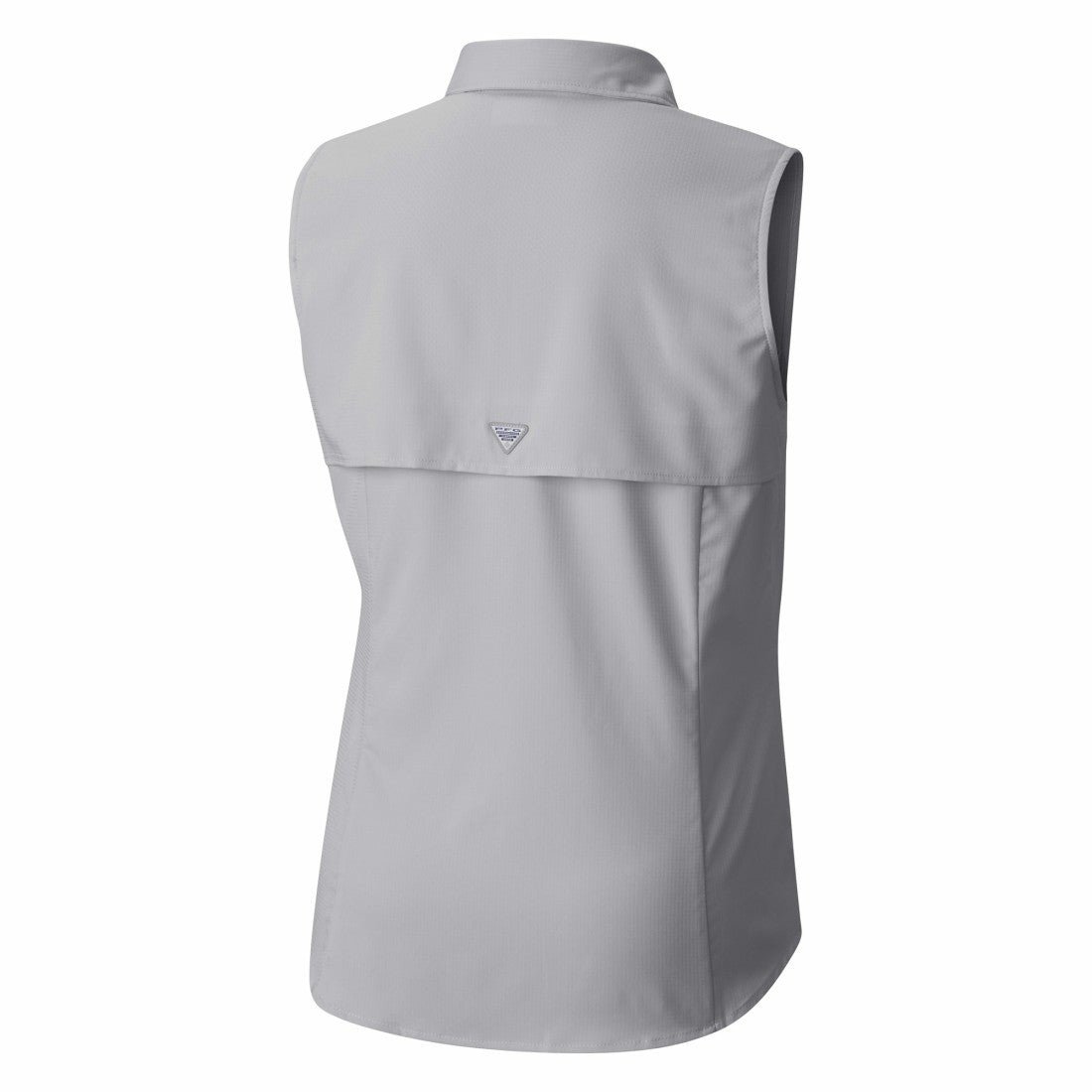 Houston Texans Women's PFG Tamiami Omni-Shade Sleeveless Button-Up Shirt Gray | Columbia