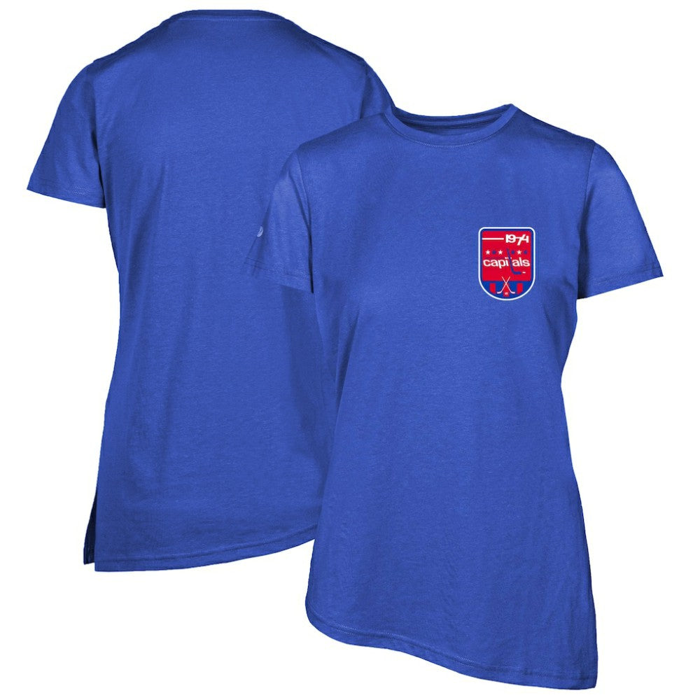 Washington Capitals Levelwear Women's Retro Birch T-Shirt - Royal - NHL