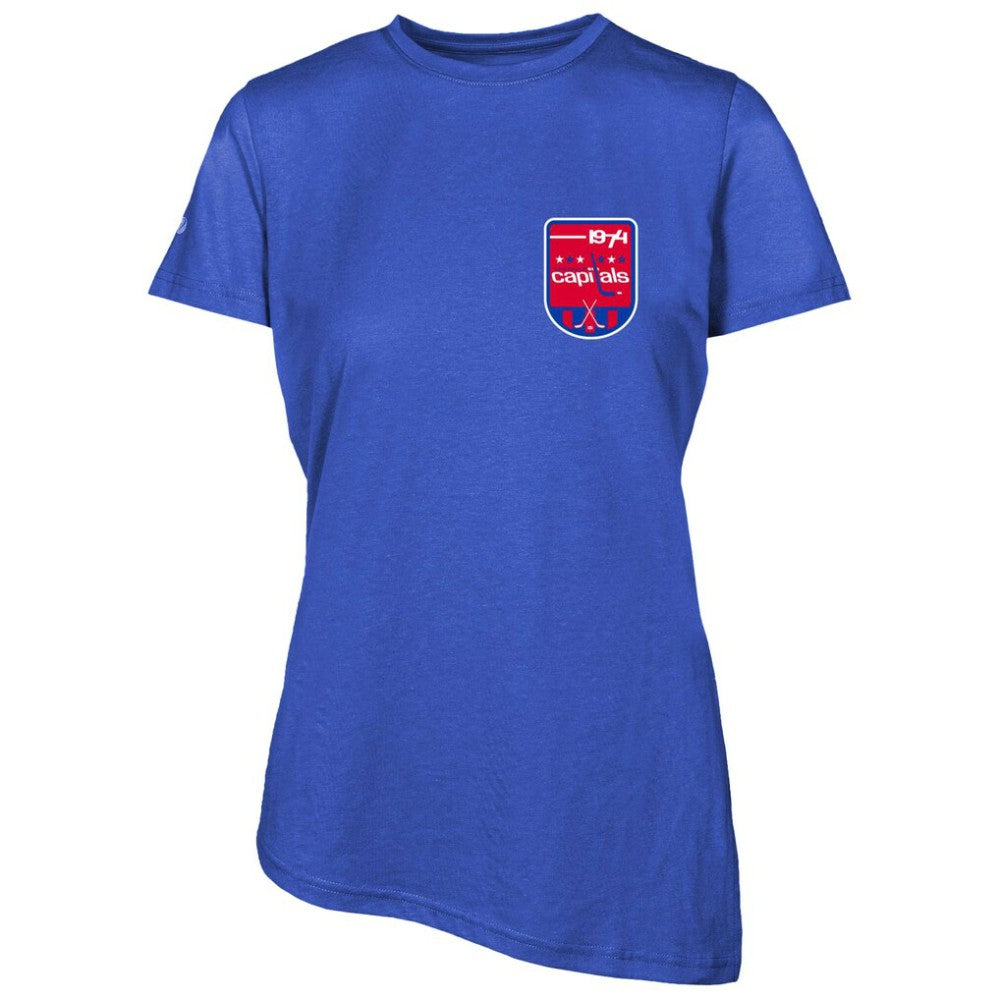 Washington Capitals Levelwear Women's Retro Birch T-Shirt - Royal - NHL