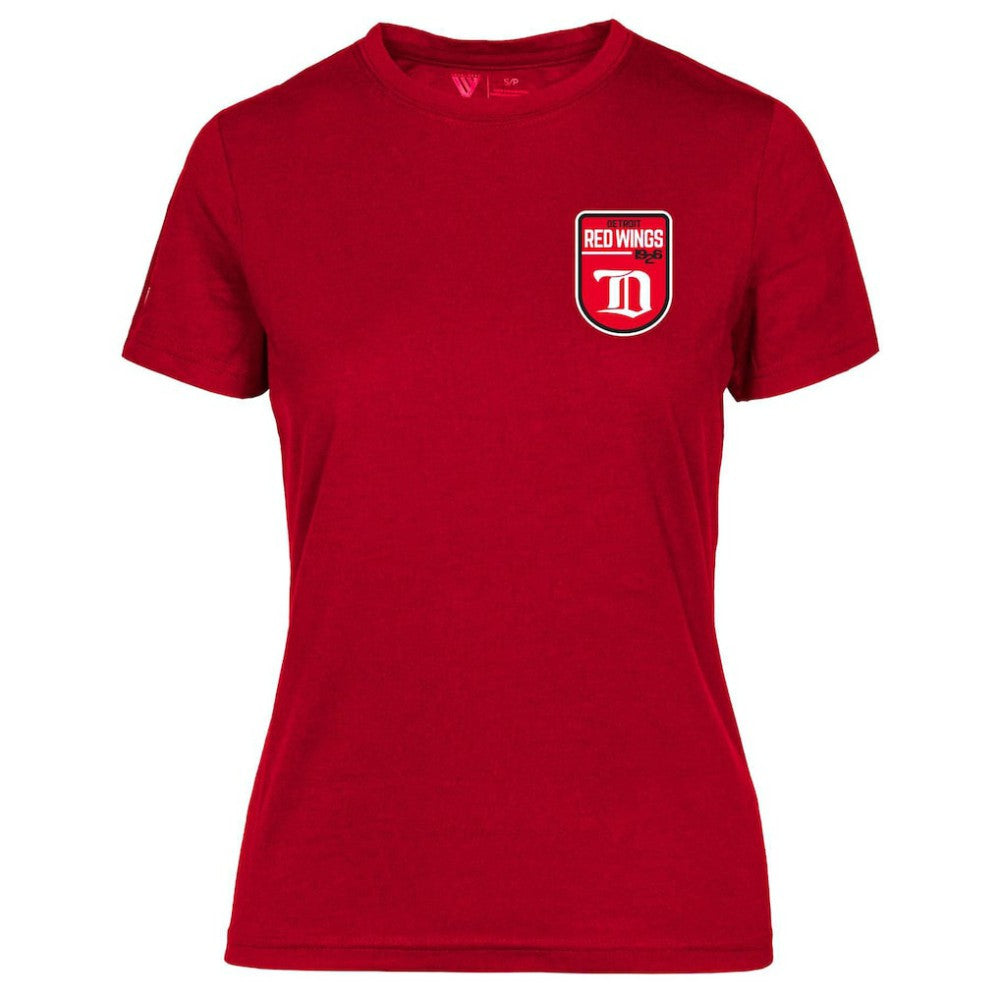 Detroit Red Wings Levelwear Women's Retro Maddox T-Shirt - Red - NHL