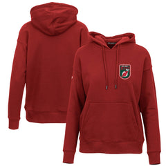New Jersey Devils Levelwear Women's Retro Adorn Pullover Hoodie - Red - NHL