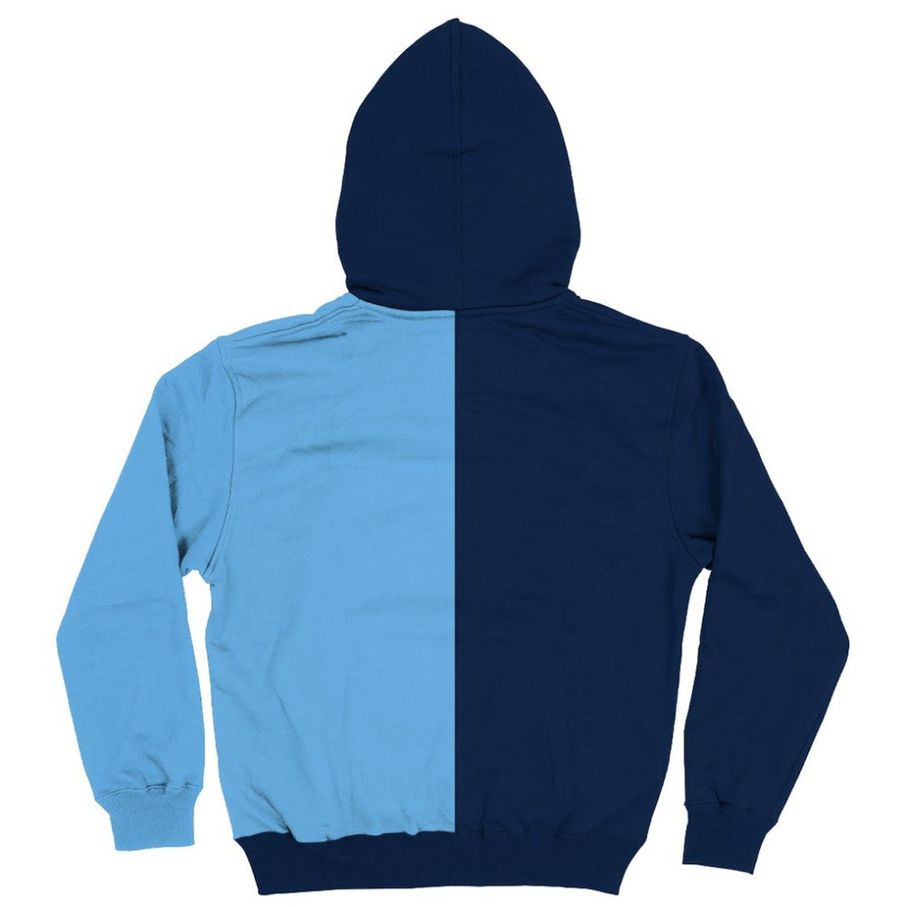 Manchester City Vive La Fete Youth Color Block Fleece Pullover Hoodie Navy/Sky Blue - FIFA World CUP