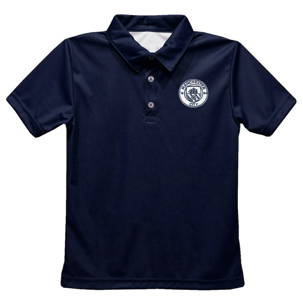 Manchester City Vive La Fete Youth Solid Polo Navy - FIFA World CUP