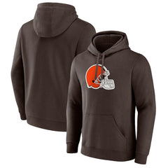Cleveland Browns Primary Logo Pullover Hoodie Brown | Fanatics