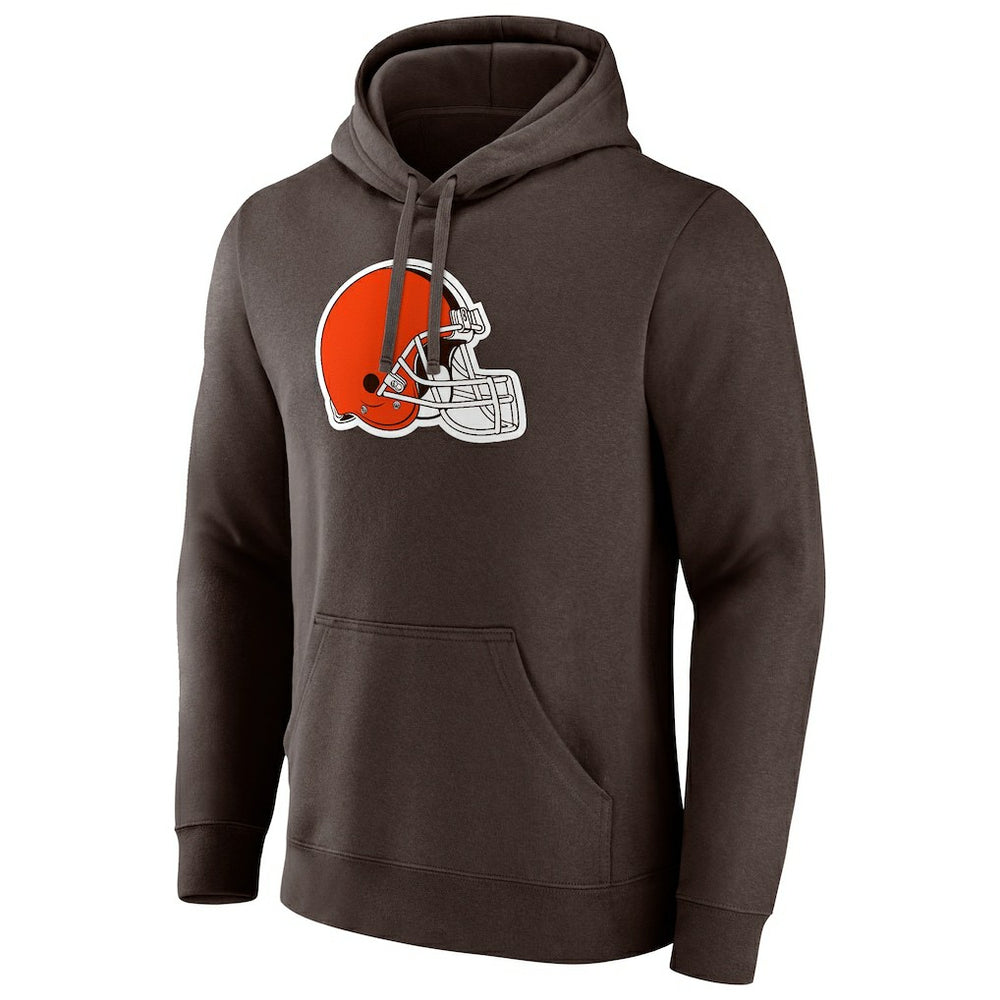 Cleveland Browns Primary Logo Pullover Hoodie Brown | Fanatics