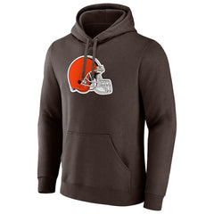 Cleveland Browns Primary Logo Pullover Hoodie Brown | Fanatics