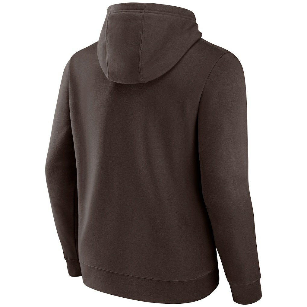 Cleveland Browns Primary Logo Pullover Hoodie Brown | Fanatics