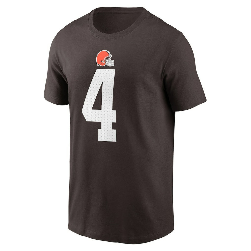 Deshaun Watson Cleveland Browns Player Name & Number T-Shirt Brown | Nike for Sale