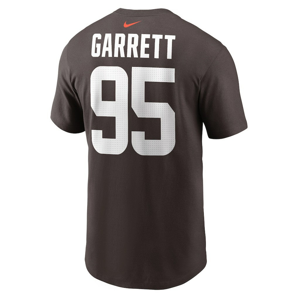 Myles Garrett Cleveland Browns Player Name & Number T-Shirt Brown | Nike for Sale