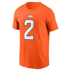 Patrick Surtain II Denver Broncos Name & Number T-Shirt Orange | Nike for Sale