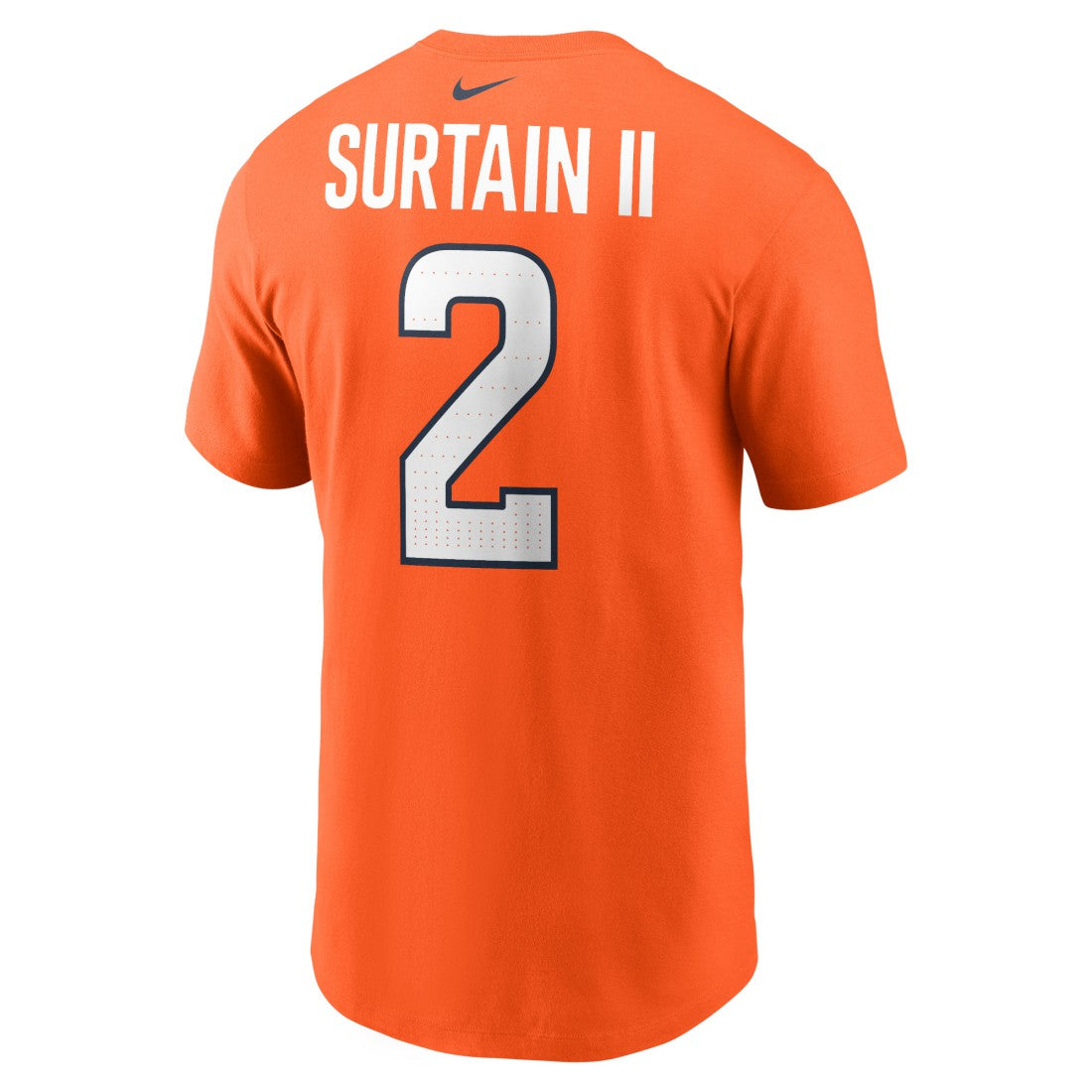 Patrick Surtain II Denver Broncos Name & Number T-Shirt Orange | Nike for Sale