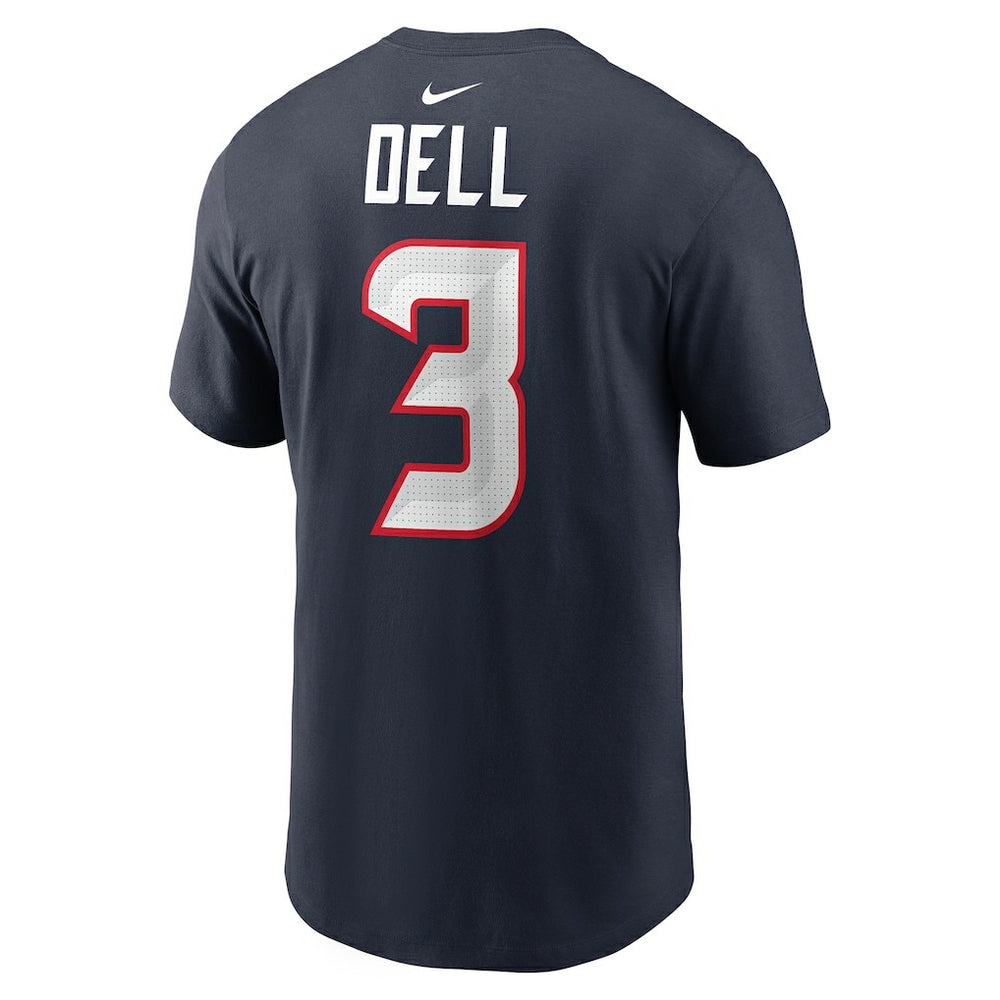 Tank Dell Houston Texans Player Name & Number T-Shirt Navy | Nike for Sale