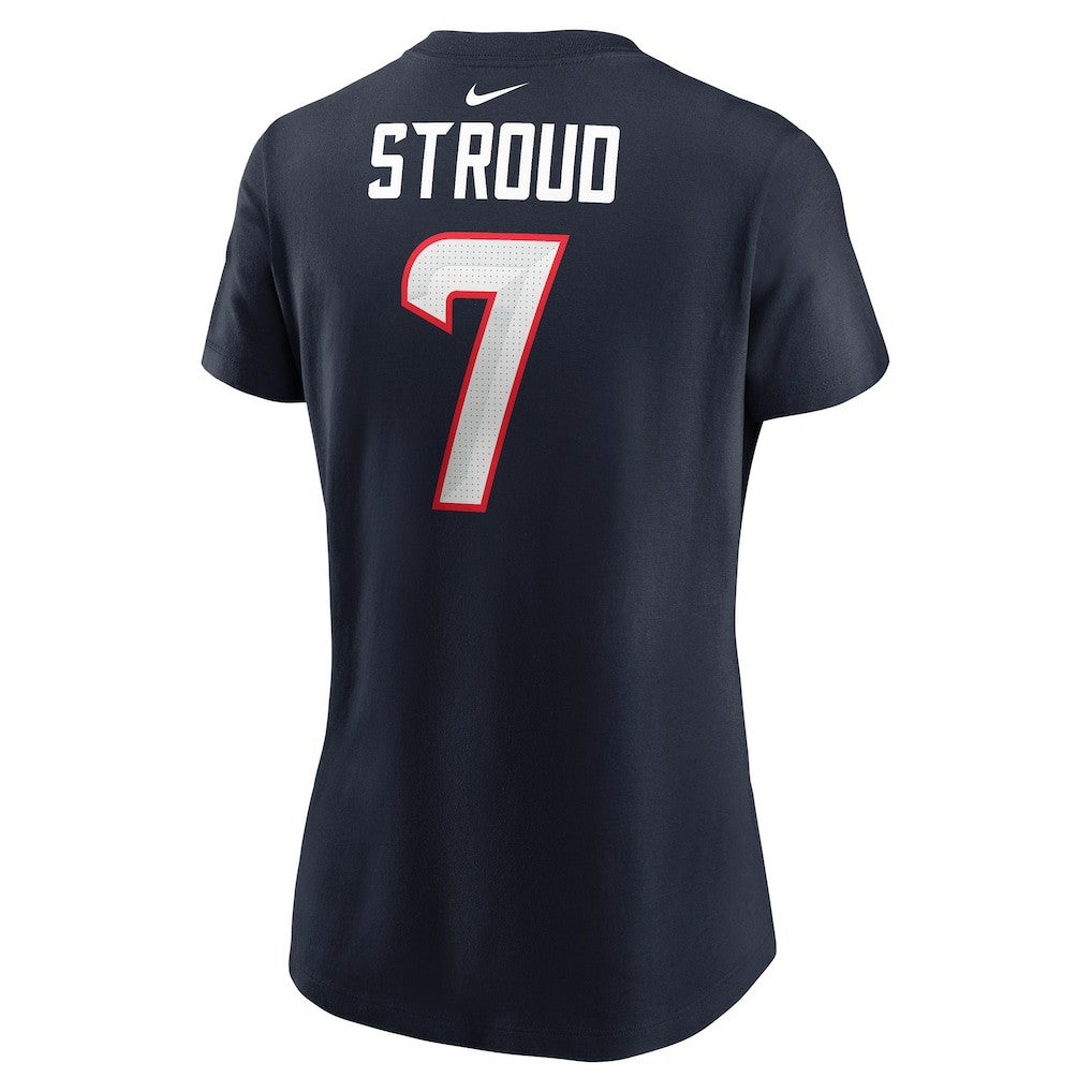 C.J. Stroud Houston Texans Women's Player Name & Number T-Shirt Navy | Nike for Sale